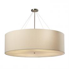 Justice Design Group FAB-9597-CREM-NCKL - Classic 48" Drum Pendant