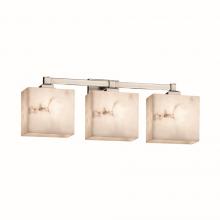 Justice Design Group FAL-8433-55-NCKL - Regency 3-Light Bath Bar