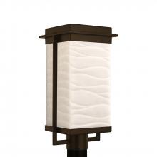 Justice Design Group PNA-7543W-WAVE-DBRZ - Pacific LED Post Light (Outdoor)