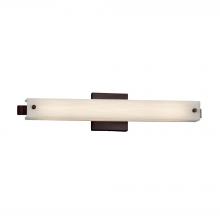 Justice Design Group PNA-8681-WAVE-DBRZ - Edge 23" ADA Linear LED Wall/Bath