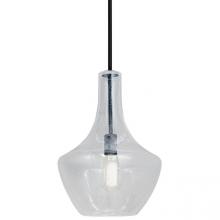 Justice Design Group FSN-4170-SEED-MBLK - Harlow 12" Pendant