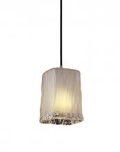 Justice Design Group GLA-8816-26-WHTW-DBRZ-RIGID - Small 1-Light Pendant