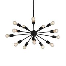 Justice Design Group NSH-8024-MBLK - Axion 33" Chandelier