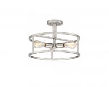 Quoizel NHR1715BN - New Harbor Semi-Flush Mount