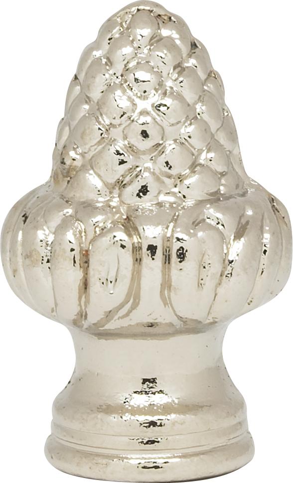 Acorn Finial; 1-1/2" Height; 1/8 IP; Polished Chrome Finish