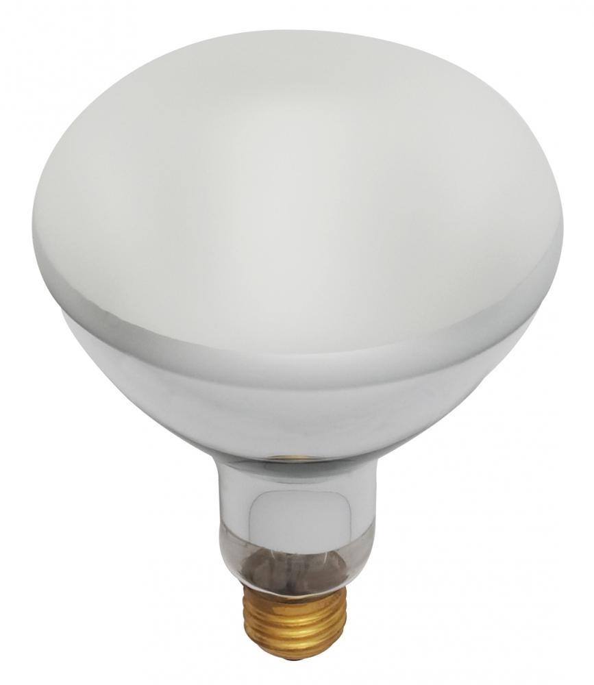 300 Watt BR40 Incandescent; Frost; 2000 Average rated hours; 2485 Lumens; Medium base; 130 Volt