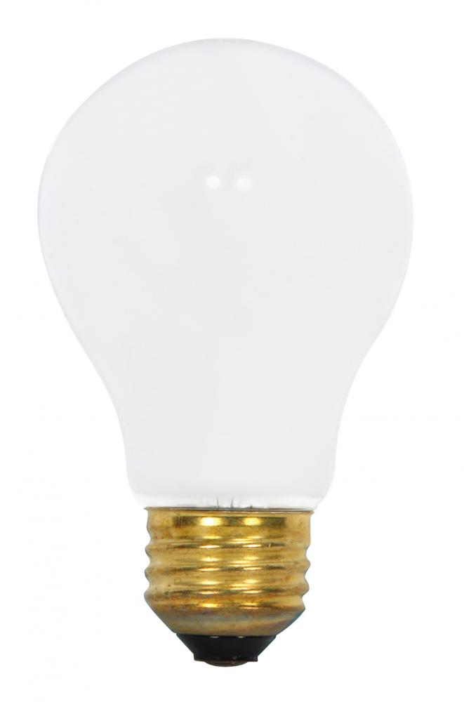 60 Watt A19 Incandescent; Frost; 5000 Average rated hours; 540 Lumens; Medium base; 130 Volt; 4/Pack