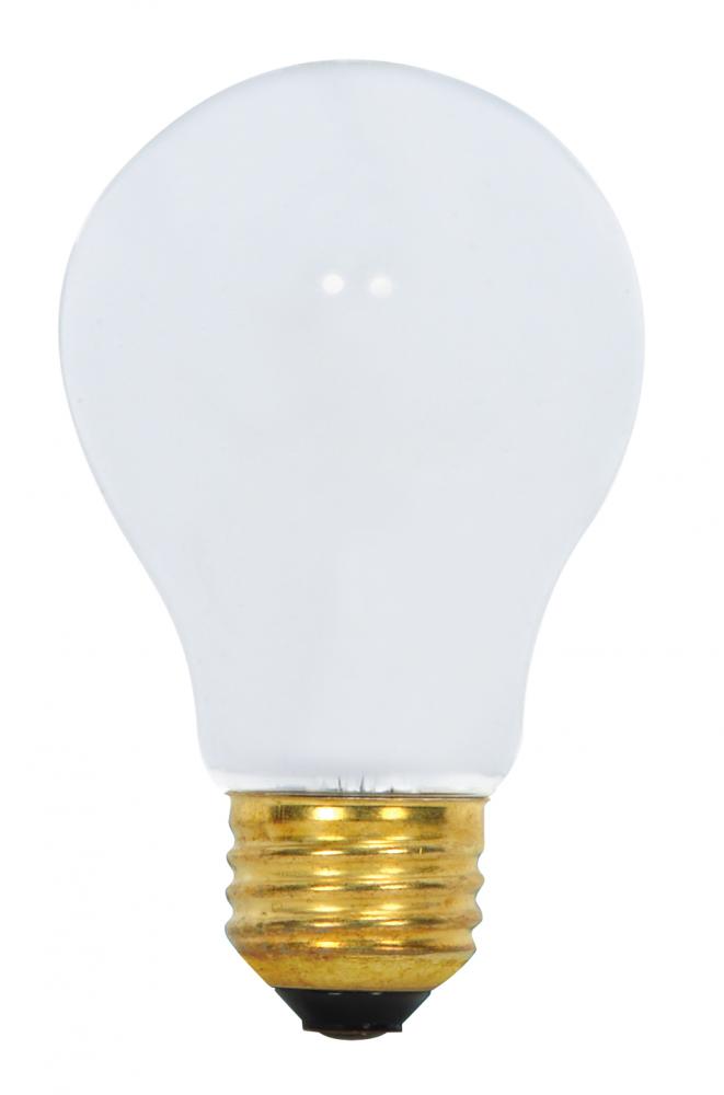 75 Watt A19 Incandescent; Frost; 5000 Average rated hours; 700 Lumens; Medium base; 130 Volt; 4/Pack