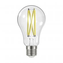 Satco Products Inc. S12430 - 12.5 Watt LED A19; Clear; Medium Base; 3000K; 90 CRI; 120 Volt