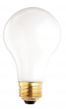 Satco Products Inc. S3952 - 60 Watt A19 Incandescent; Frost; 2500 Average rated hours; 580 Lumens; Medium base; 130 Volt; 2/Pack