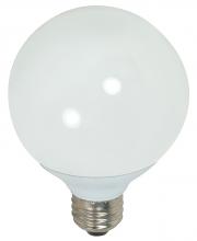 Satco Products Inc. S7304 - 15 Watt; G25 Compact Fluorescent; 2700K; 82 CRI; Medium base; 120 Volt