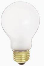 Satco Products Inc. S8501 - 40 Watt A19 Incandescent; Frost; 5000 Average rated hours; 280 Lumens; Medium base; 130 Volt; 4/Pack