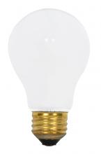 Satco Products Inc. S8503 - 60 Watt A19 Incandescent; Frost; 5000 Average rated hours; 540 Lumens; Medium base; 130 Volt; 4/Pack