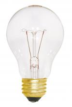 Satco Products Inc. S8506 - 75 Watt A19 Incandescent; Clear; 5000 Average rated hours; 700 Lumens; Medium base; 130 Volt; 4/Pack