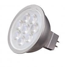 Satco Products Inc. S9498 - 6.5 Watt; LED MR16 LED; 4000K; 40 deg. Beam Angle; GU5.3 base; 12 Volt AC/DC