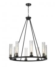 Z-Lite 3031-8BRZ - 8 Light Chandelier