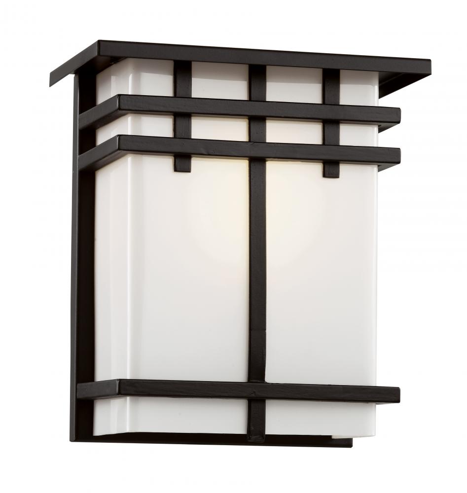 1LT-WALL LANTERN-SQ FRAME SML-