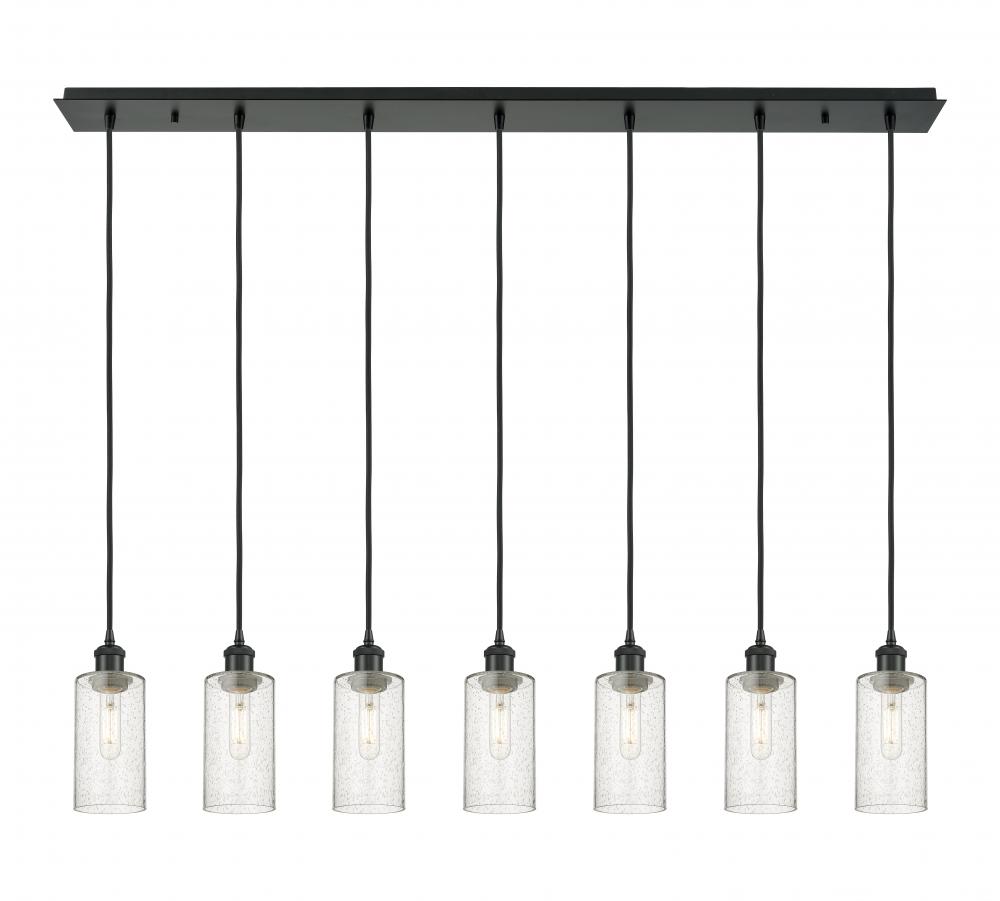 Crown Point - 7 Light - 49 inch - Matte Black - Linear Pendant