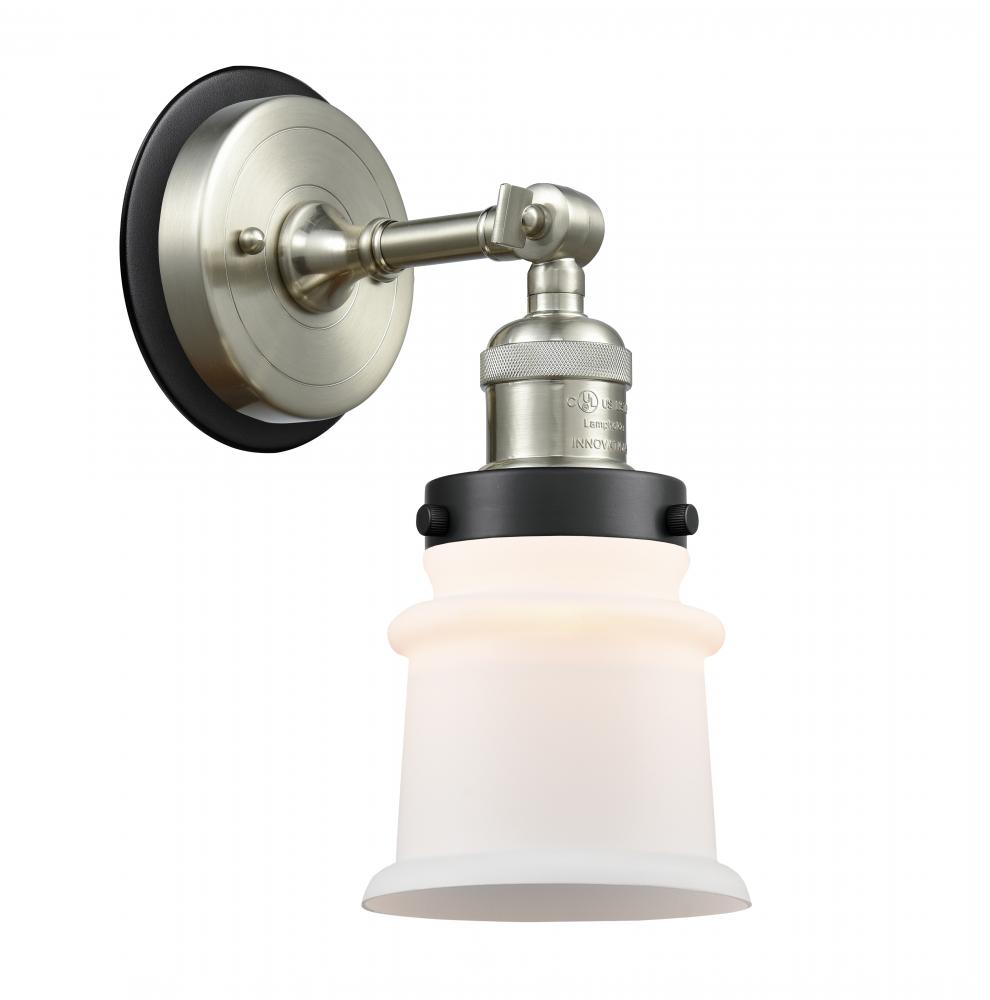 Canton - 1 Light - 5 inch - Brushed Satin Nickel - Sconce