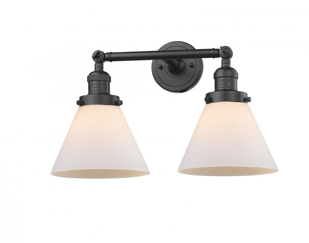 Cone - 2 Light - 18 inch - Oil Rubbed Bronze - Bath Vanity Light