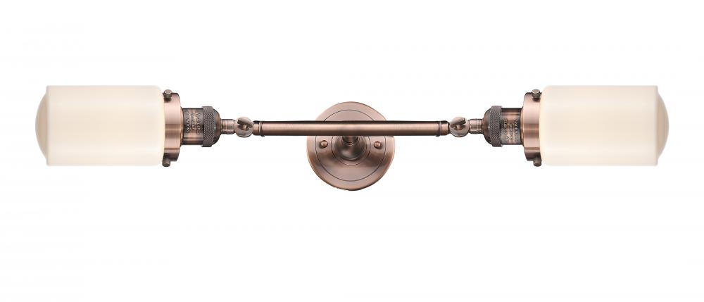 Dover - 2 Light - 5 inch - Antique Copper - Bath Vanity Light