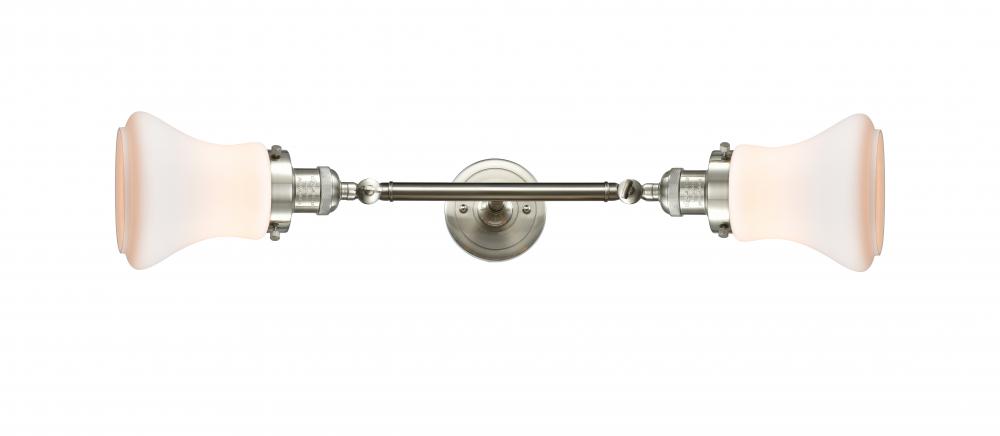 Bellmont - 2 Light - 6 inch - Brushed Satin Nickel - Bath Vanity Light