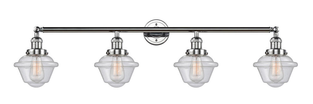 Oxford - 4 Light - 46 inch - Polished Chrome - Bath Vanity Light