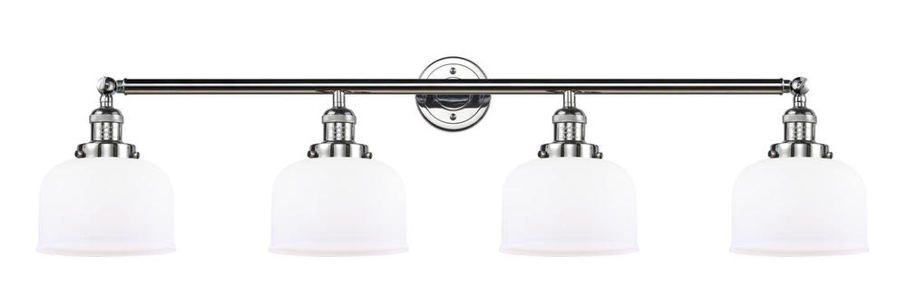 Bell - 4 Light - 44 inch - Polished Chrome - Bath Vanity Light