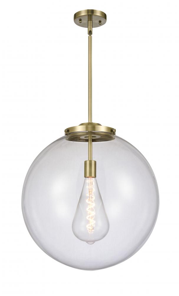 Beacon - 1 Light - 18 inch - Antique Brass - Cord hung - Pendant