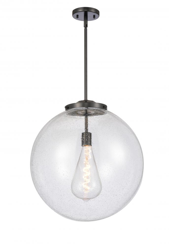 Beacon - 1 Light - 18 inch - Matte Black - Stem Hung - Pendant