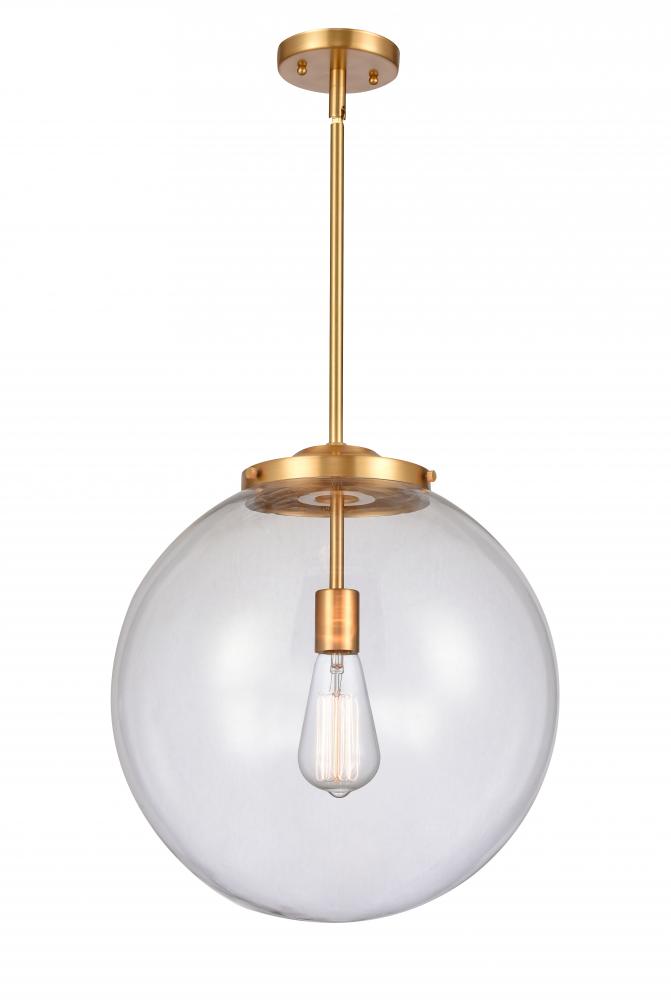 Beacon - 1 Light - 16 inch - Satin Gold - Cord hung - Pendant