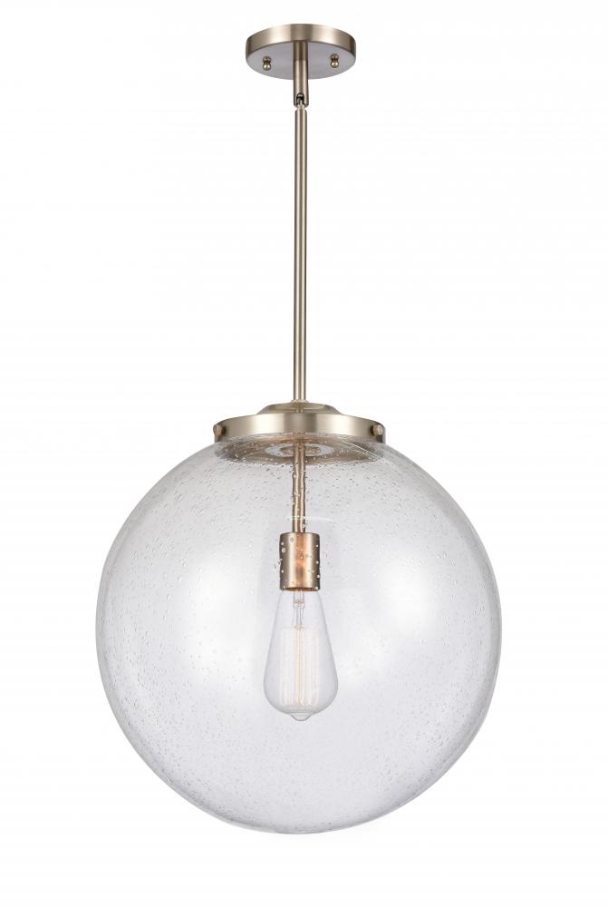 Beacon - 1 Light - 16 inch - Brushed Satin Nickel - Cord hung - Pendant