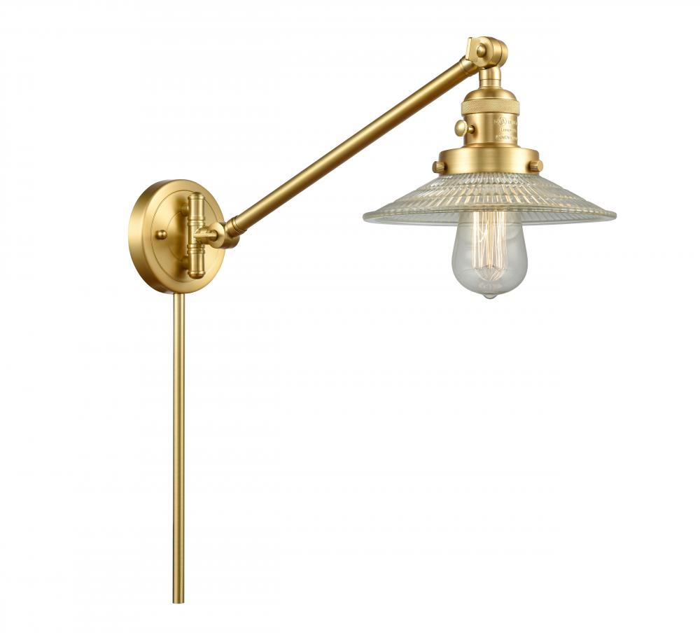 Halophane - 1 Light - 9 inch - Satin Gold - Swing Arm