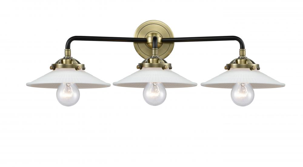 Halophane 3 Light Bath Vanity Light