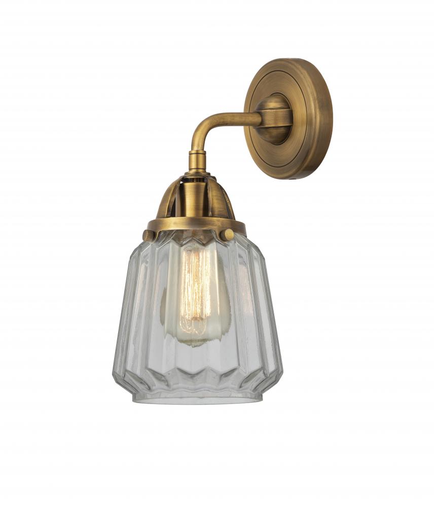 Chatham - 1 Light - 7 inch - Brushed Brass - Sconce