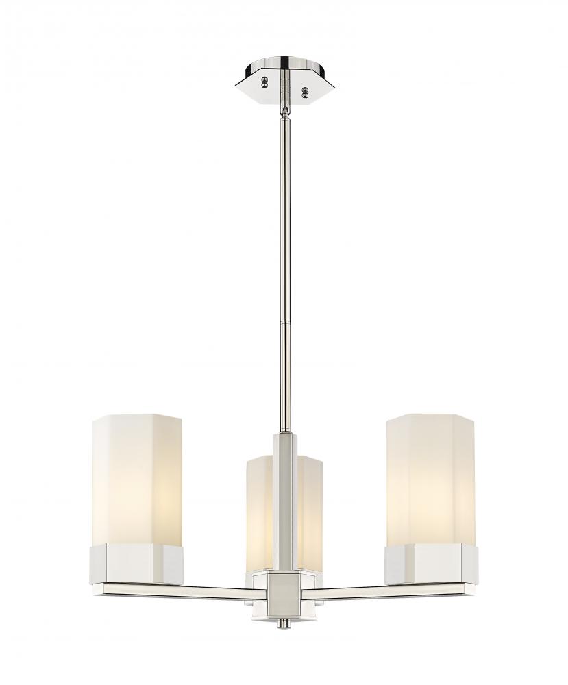 Claverack - 3 Light - 22 inch - Polished Nickel - Pendant