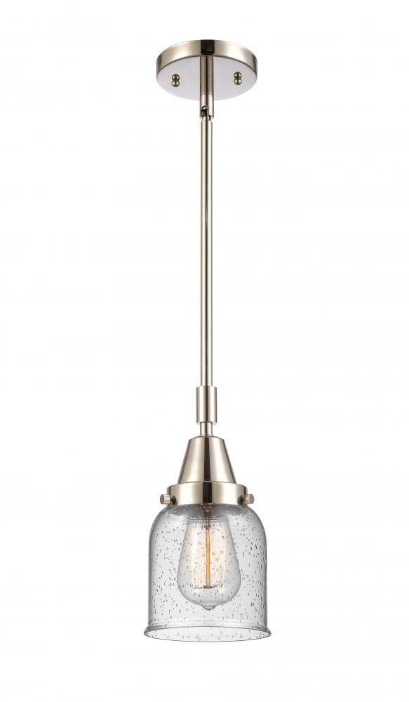 Bell - 1 Light - 5 inch - Polished Nickel - Mini Pendant