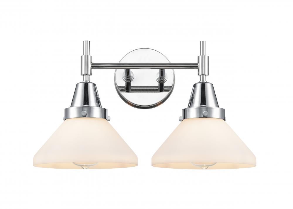 Bare Bulb - 2 Light - 12 inch - Satin Gold - Bath Vanity Light