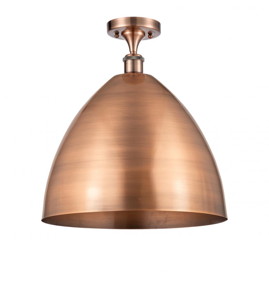 Bristol - 1 Light - 16 inch - Antique Copper - Semi-Flush Mount