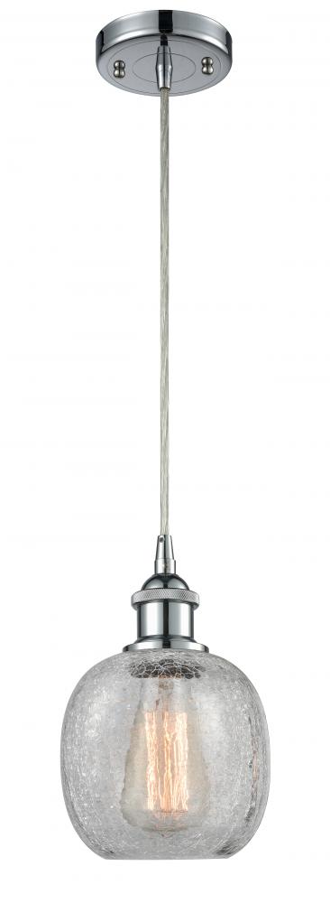 Belfast - 1 Light - 6 inch - Polished Chrome - Cord hung - Mini Pendant