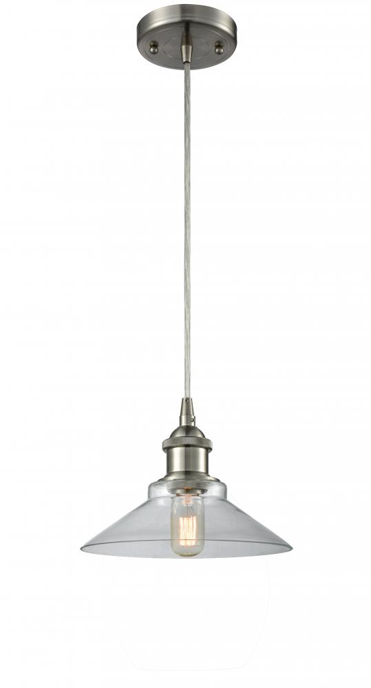 Orwell - 1 Light - 8 inch - Brushed Satin Nickel - Cord hung - Mini Pendant