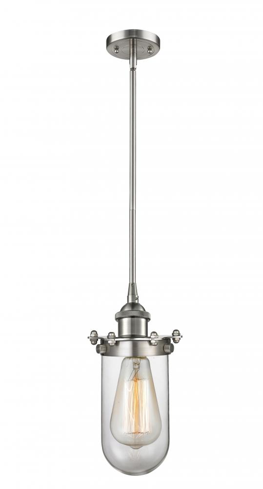 Kingsbury - 1 Light - 4 inch - Brushed Satin Nickel - Mini Pendant