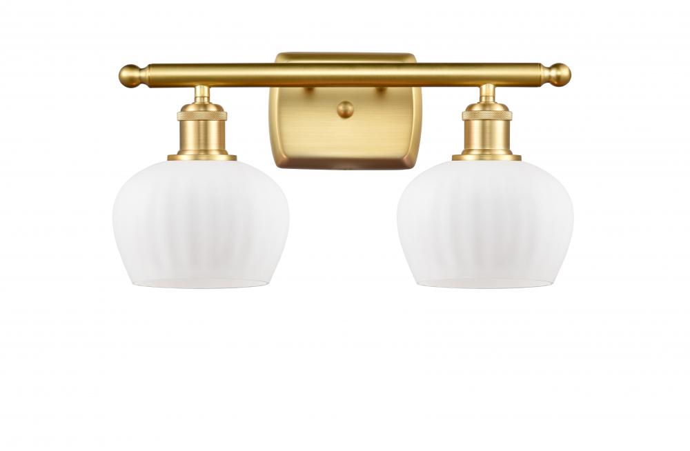 Fenton - 2 Light - 17 inch - Satin Gold - Bath Vanity Light