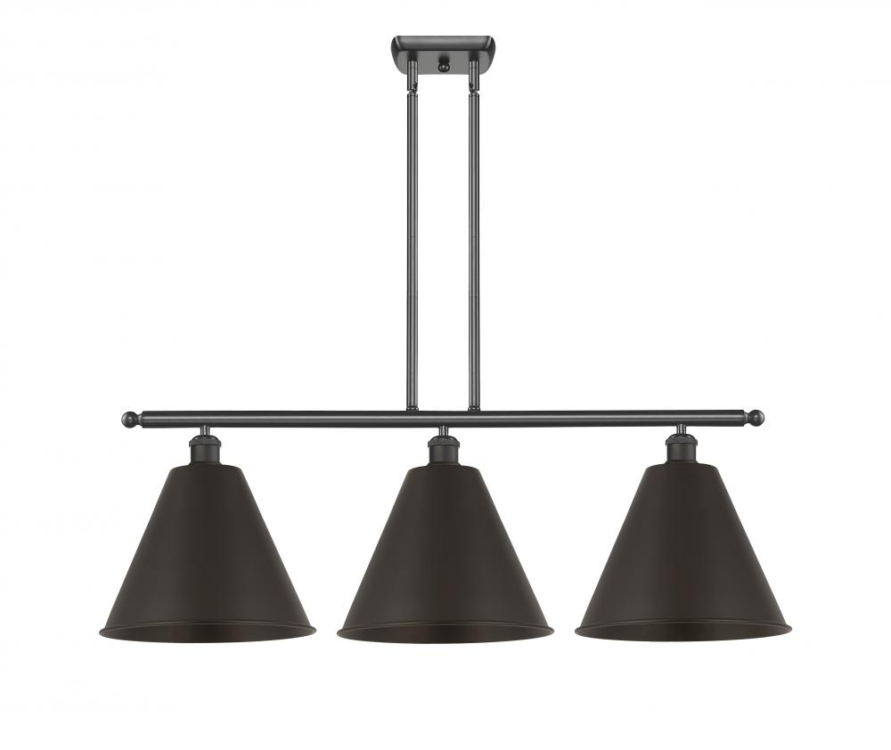 Berkshire - 3 Light - 39 inch - Oil Rubbed Bronze - Cord hung - Island Light