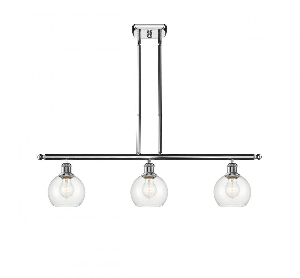 Athens - 3 Light - 36 inch - Polished Chrome - Cord hung - Island Light