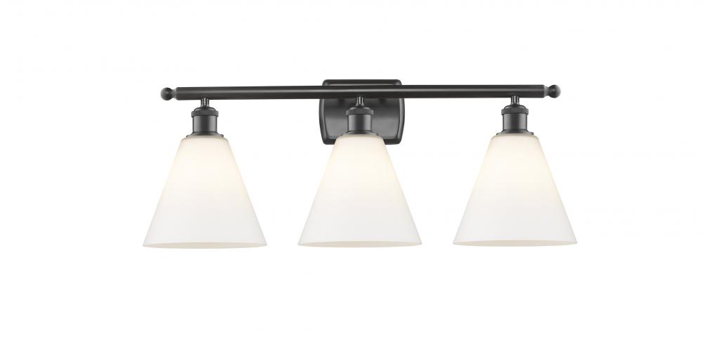 Berkshire - 3 Light - 28 inch - Oil Rubbed Bronze - Bath Vanity Light