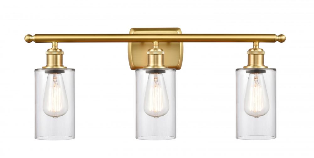 Clymer - 3 Light - 24 inch - Satin Gold - Bath Vanity Light