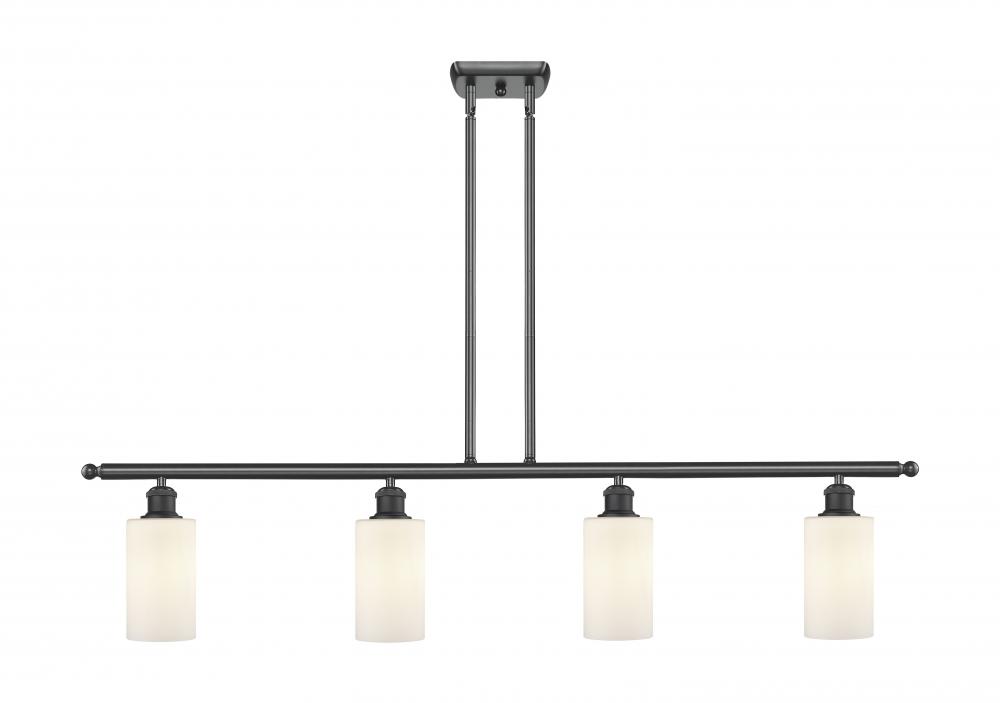 Clymer - 4 Light - 48 inch - Matte Black - Cord hung - Island Light