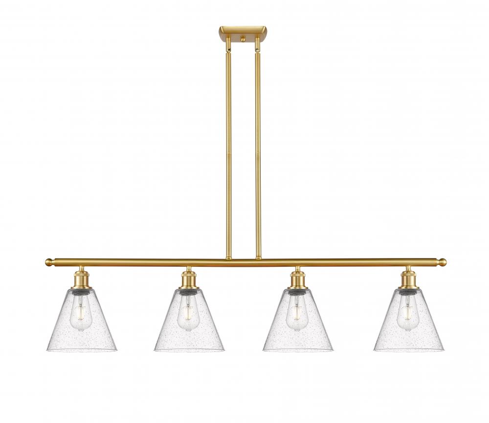 Berkshire - 4 Light - 48 inch - Satin Gold - Cord hung - Island Light