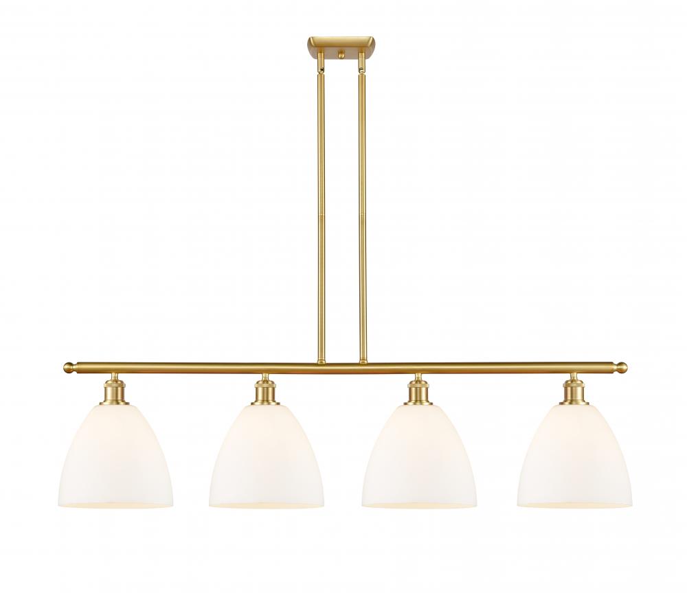 Bristol - 4 Light - 48 inch - Satin Gold - Cord hung - Island Light